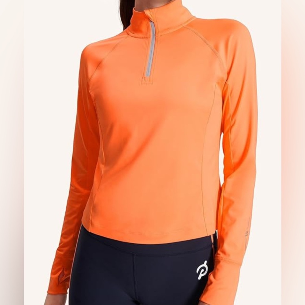 Peloton, Orange Long Sleeve Pullover